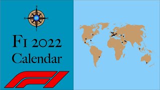 F1 2022 Race Calendar and Venues Mapped 🏎
