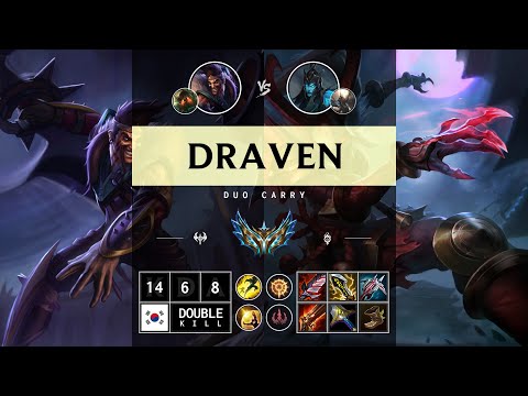 Draven ADC vs Kalista - KR Challenger Patch 14.12