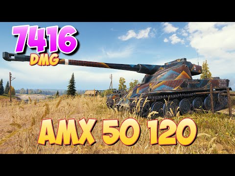 AMX 50 120 - 3 Kills 7.4K DMG • Zweifelhaft! • World Of Tanks