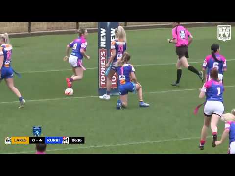 2019 Newcastle RL - Ladies Tag Elimination Final Highlights - Lakes United v Kurri Kurri