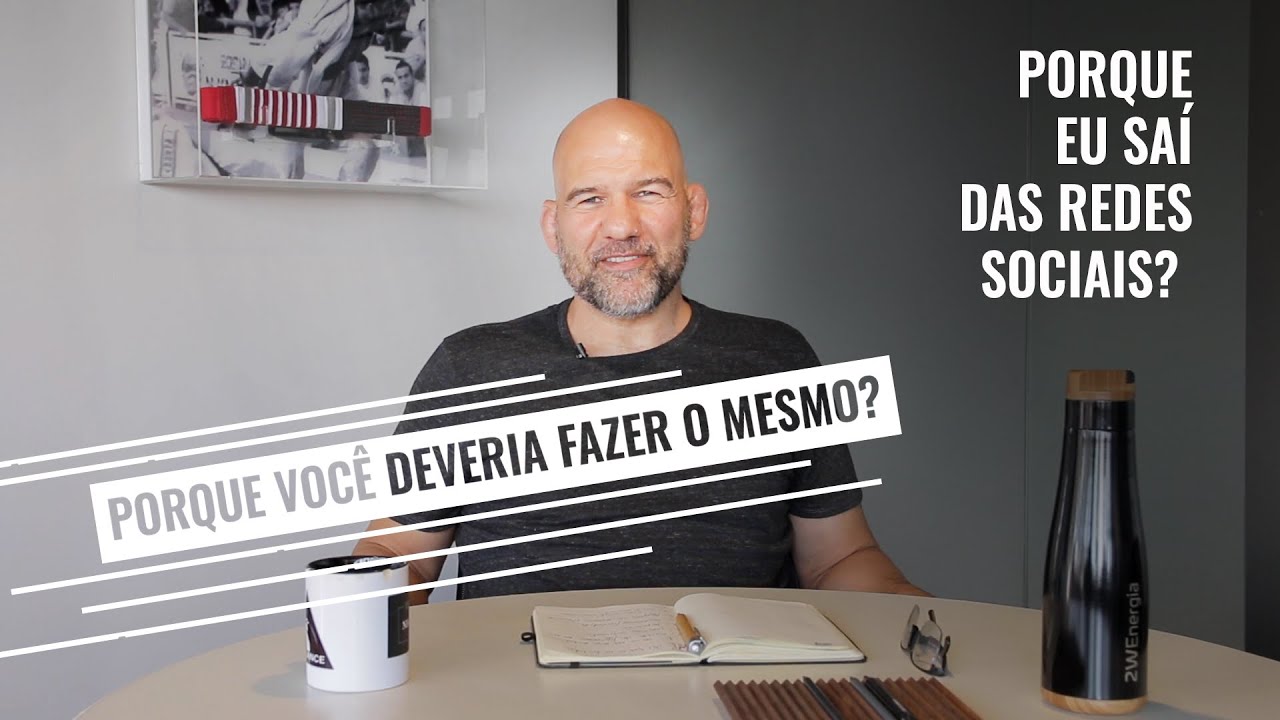 POR QUE EU SAÍ DAS REDES SOCIAIS? E PORQUE VOCÊ DEVERIA FAZER O MESMO?