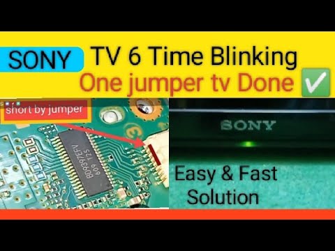 Sony 32 LED TV 6 Time Blink unique solution.