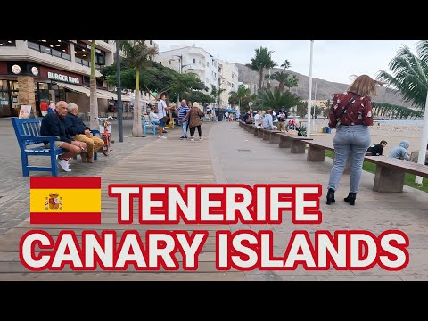 Los Cristianos Tenerife Canary Islands December 2021 4K HDR