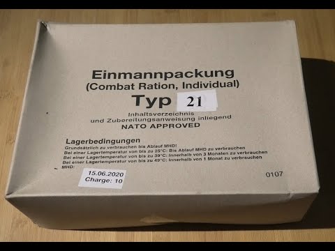 German Armed Forces EPA - Type 21 (Expiry Date 2020)