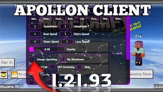 NEW Apollon Client 1.21.93 MCPE Hack | Best Free Minecraft Hack Client 2025 (FPS Boost + Aimbot)