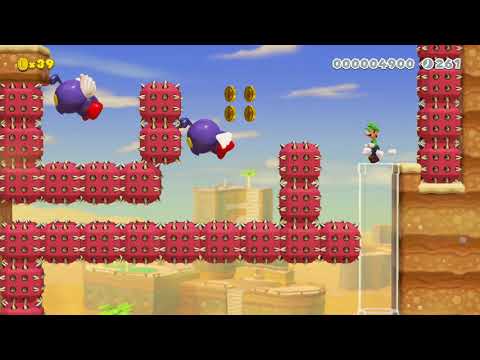 Antsy Mustache Antics by Farticus - Super Mario Maker 2 - No Commentary 1by