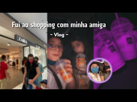 Fiz um vlog no shopping com a minha amiga💗 | Carol Angel