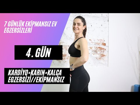 7 Günlük Ekipmansız Seri | 4. Gün | Kalça ve Bacak — Core Destekli