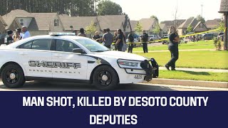 Man shot, killed by DeSoto County deputies