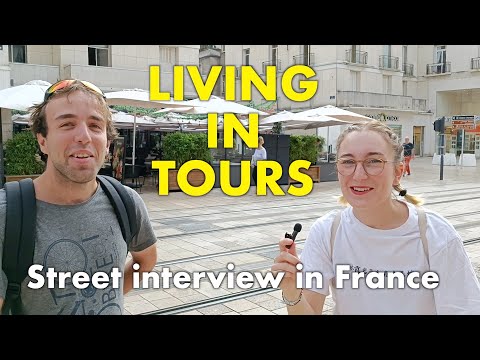 Street Interviews | Life in Tours, France. How does it compare to Paris? (English & French Subs)