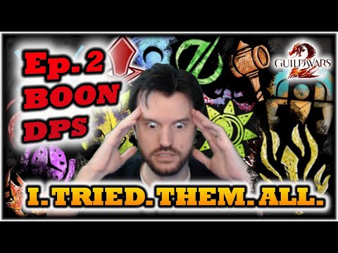 I Tried EVERY BOON DPS IN GUILD WARS 2 - Thoughts