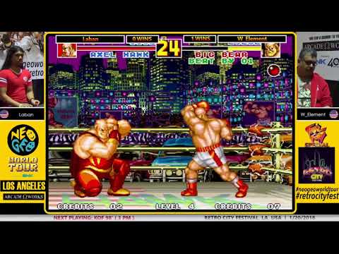 Laban vs W_Element - Fatal Fury Special Neo Geo World Tour Season 1 Los Angeles Stop Grand Final