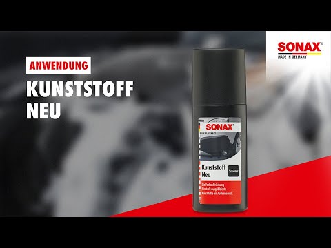 Anwendung SONAX Kunststoff Neu Schwarz