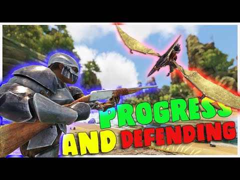 Big Progress And Defending Base Again! MTS 4 Man PVP S3E6 | Ark: Survival Evolved
