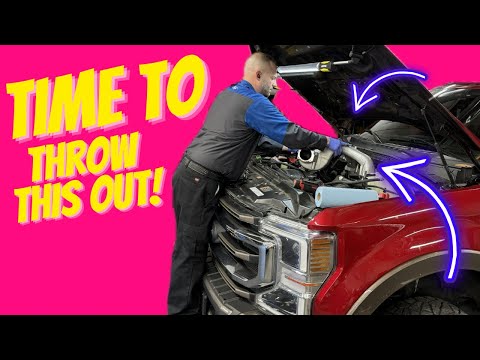 HOW TO | 2020+ Ford DIESEL Intake Manifold Removal #mechanic #fuel @CPsGarage