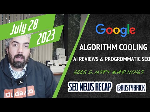 Search News Buzz Video Recap: Google Ranking Cooling But Chatter Heated,  AI Reviews, TLDs, Programmatic SEO, UI Changes, Bing Dark, Local, Earnings & More