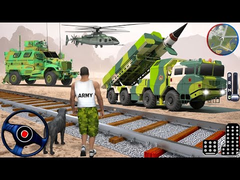 US Offroad Army Truck Driving 3D 2025 - Army Truck Driving Cargo Games - Andriod Gameplay