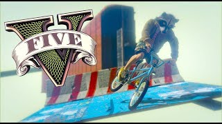 GTA 5 BMX STUNTS RACE #12