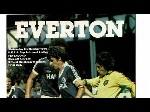 1979-80 Everton Feyenoord 02-10-79 UEFA Cup 1st Round 2nd leg