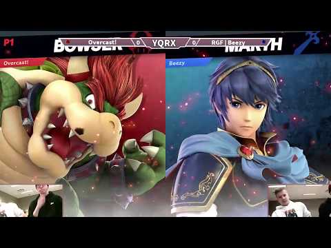 Overcast! (Bowser) vs. Beezy (Marth) - Grand Finals - YQRX Ultimate
