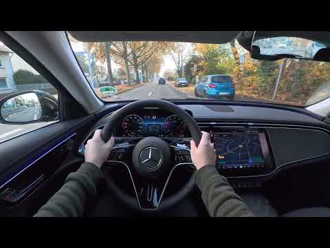 2025 Mercedes-Benz E 200 T (2.0 | 204 hp) - POV Drive