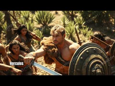 The struggle of Hercules and the Amazons