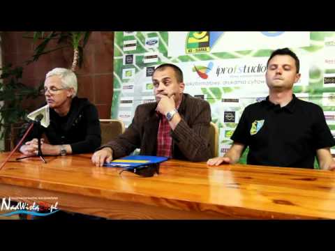 Konferencja prasowa po meczu Siarki Tarnobrzeg z Avią Świdnik 30.05.2012