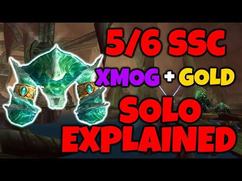5/6 Serpentshrine Cavern Solo EXPLAINED (Hunter PoV) [Cataclysm Classic]