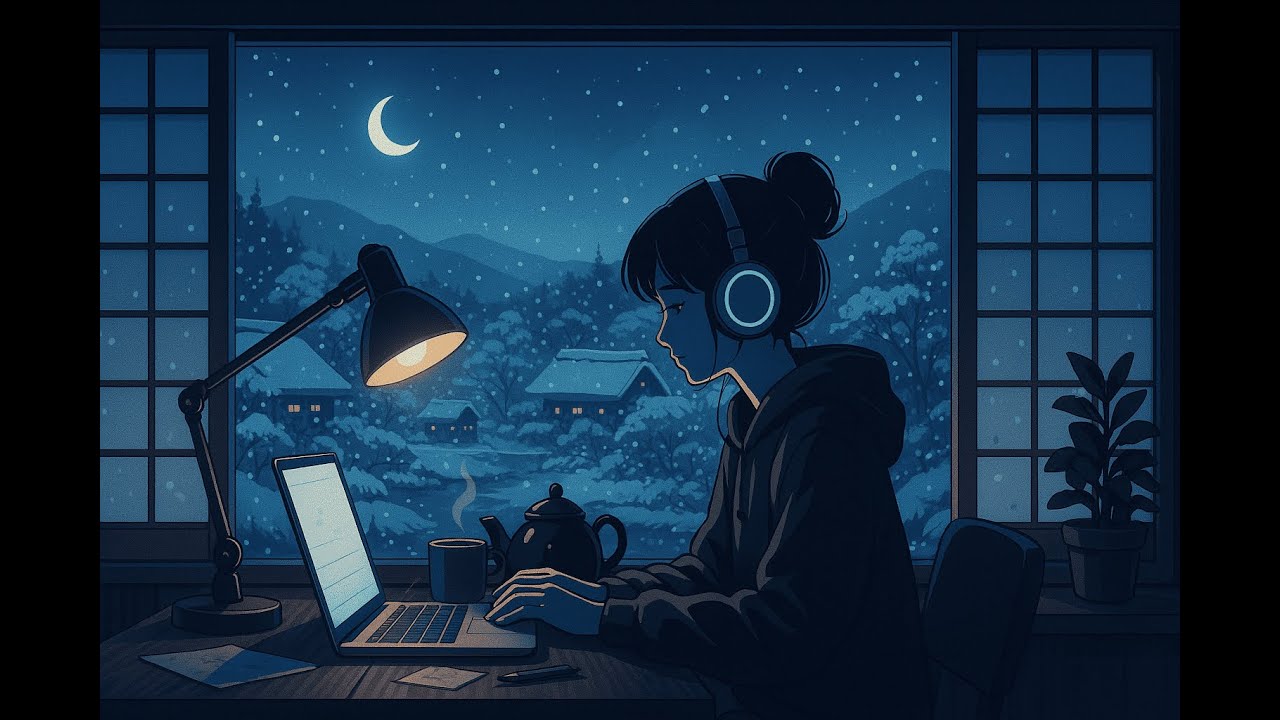 ❄️ Hokkaido Snowy Nights — Japanese Lo-Fi | Winter Chill with Koto & Shakuhachi