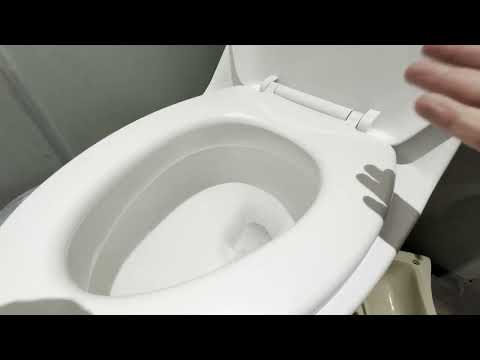 The toilet flushes slowly and without force, solution