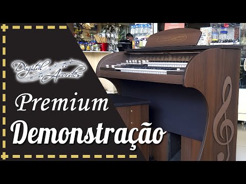 Órgão Acordes Premium - Demonstração do Som p/ CCB