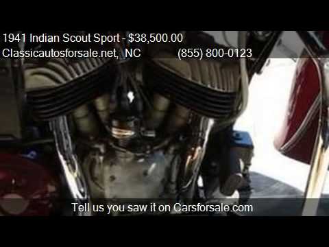 1941 Indian Scout Sport  - for sale in , NC 27603 #VNclassics