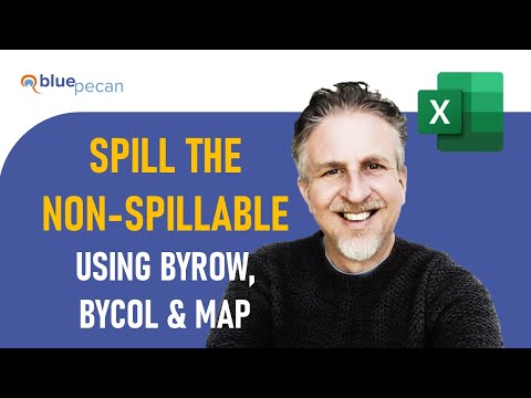 Use BYROW, BYCOL & MAP to Spill Non-Spillable Functions In Excel | Spill SUM, COUNTIF & OR