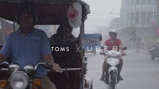 Uber and Toms partnered up to make a "completely sustainable" car service.