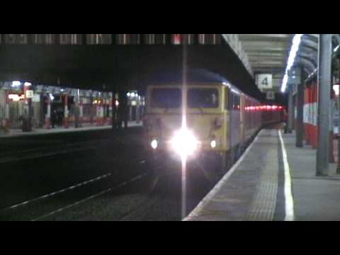 DRS 37603/37607 6K73,87002 1M03 mail,6x12 92003 with 92005/019/022/012 DIT at Lancaster 12/01/10