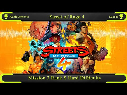 Street Of Rage 4 : Misson 3 Rank S Hard Difficulty Achievement