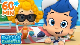 Best Beach Moments with Deema & Gil! 🏖 60 Minute Compilation | Bubble Guppies