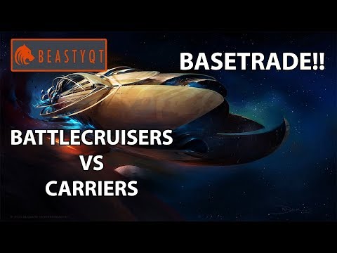 StarCraft 2: BATTLECRUISERS VS CARRIERS BASETRADE?!