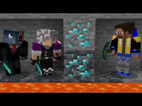 Racing my Friends for Every Ore in Minecraft