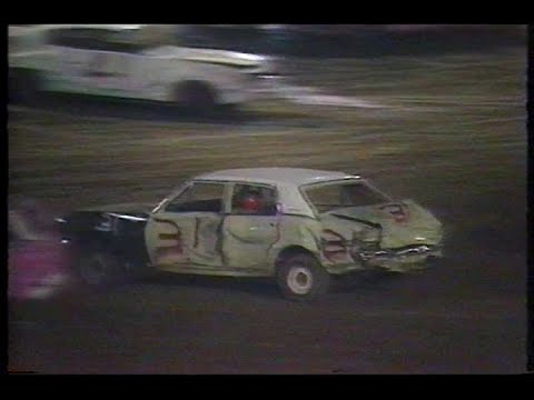 Archerfield Demolition Derby I won in April 1986. Lots of these cars are valuable classics today!.