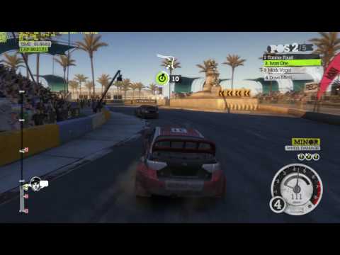 Colin McRae Dirt 2 Walkthrough Part 53 - "L.A: Oakley LA Sprint Last Man Standing"