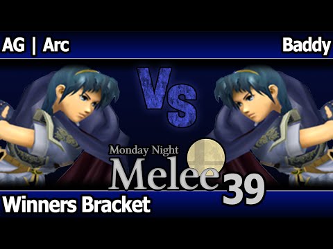MNM 39 Melee - AG | Arc (Marth, Peach) vs Baddy (Marth) - Winners Bracket