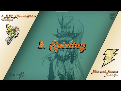 Waldelfen vs Dunkelelfen, 2. Spieltag meiner BBC Elfwood Pixies in Season III der 1. CC-Liga