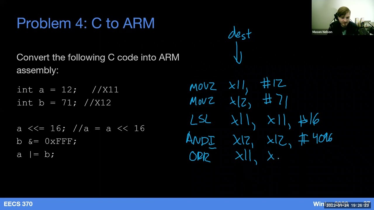 Lab 3: ARM Assembly