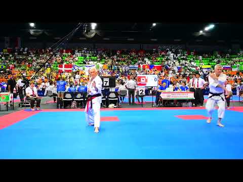SKIF World Championship 2023-Gyor: Canada First Elimination Men’s Master Kata 70-79
