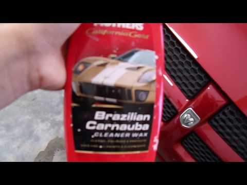 mothers carnauba cleaner wax test and review