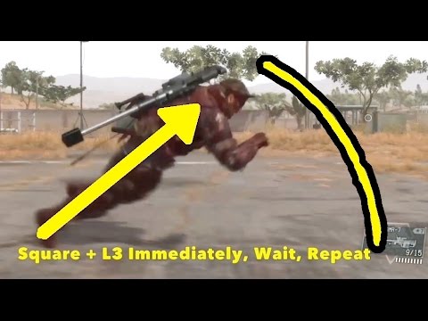 MGSV: Phantom Pain - Advanced Pro Moves (Metal Gear Solid 5) Dolphin Dive