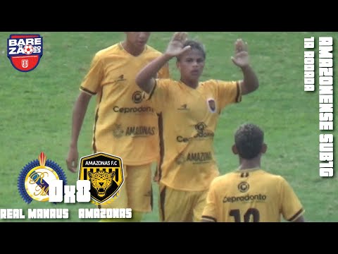 Real Manaus 0x8 Amazonas - 1ª Rodada / Amazonense SUB16 2023
