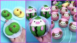 How to Make Cute Chinese Steamed Buns | Mantou Compilation | How to do bread buns #9