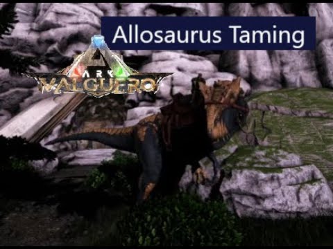 Episode 4: Allosaurus Taming || ARK: Survival Evolved || Valguero